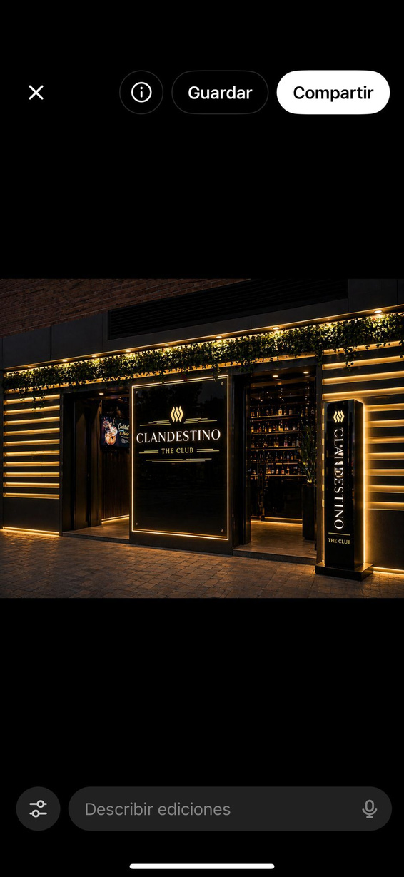 Fachada Clandestino The Club